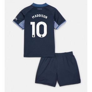 Tottenham Hotspur James Maddison #10 Koszulka Wyjazdowych Dziecięca 2023-24 Krótki Rękaw (+ Krótkie spodenki)